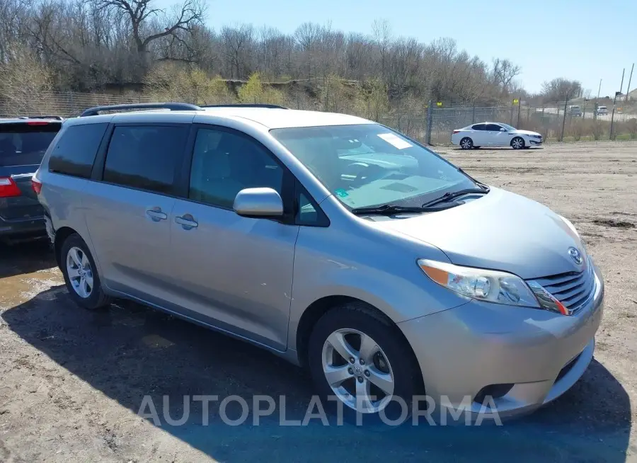 TOYOTA SIENNA 2015 vin 5TDKK3DCXFS571607 from auto auction Iaai