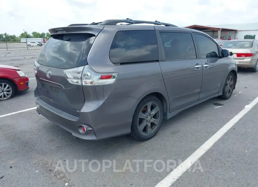 TOYOTA SIENNA 2017 vin 5TDXZ3DC3HS780708 from auto auction Iaai