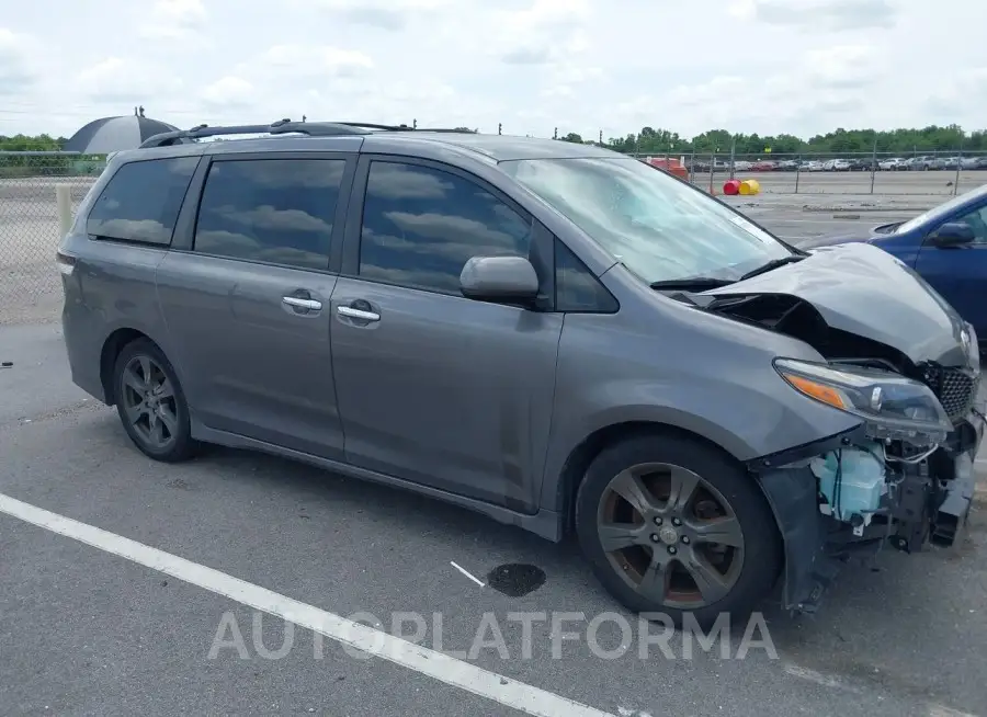 TOYOTA SIENNA 2017 vin 5TDXZ3DC3HS780708 from auto auction Iaai