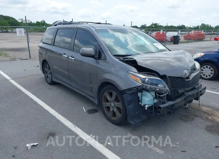 TOYOTA SIENNA 2017 vin 5TDXZ3DC3HS780708 from auto auction Iaai