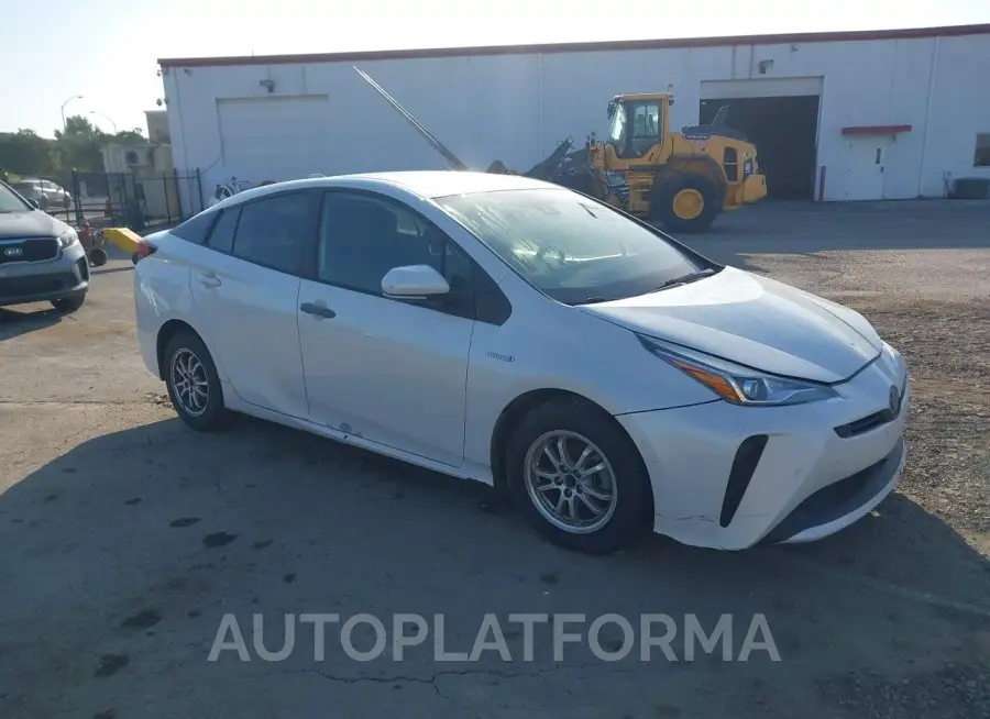 TOYOTA PRIUS 2021 vin JTDKAMFU8M3133732 from auto auction Iaai