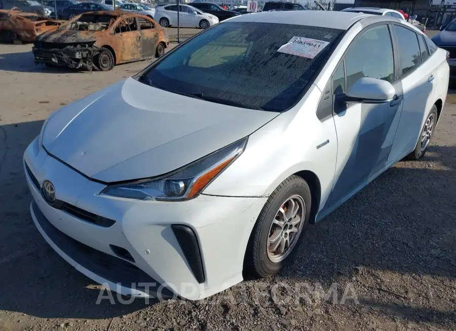 TOYOTA PRIUS 2021 vin JTDKAMFU8M3133732 from auto auction Iaai