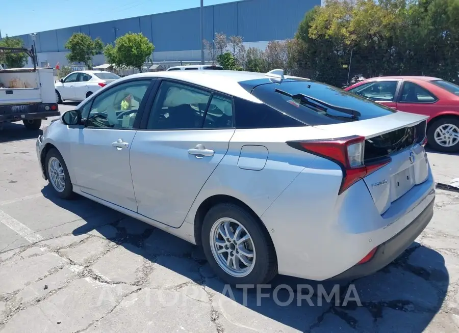 TOYOTA PRIUS 2020 vin JTDKARFU0L3105757 from auto auction Iaai