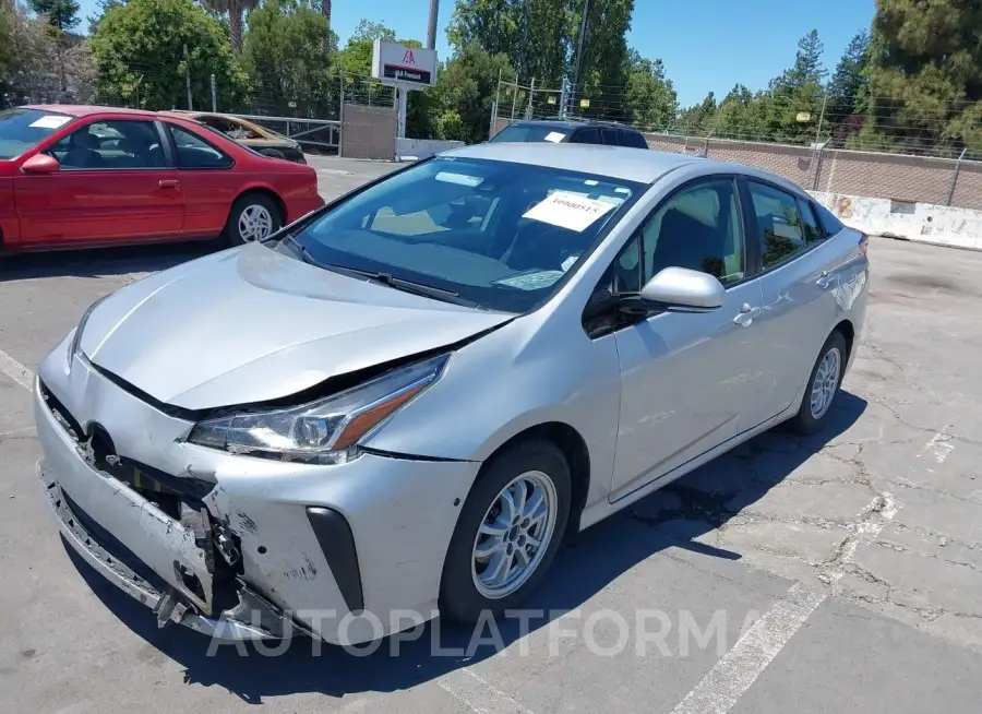 TOYOTA PRIUS 2020 vin JTDKARFU0L3105757 from auto auction Iaai