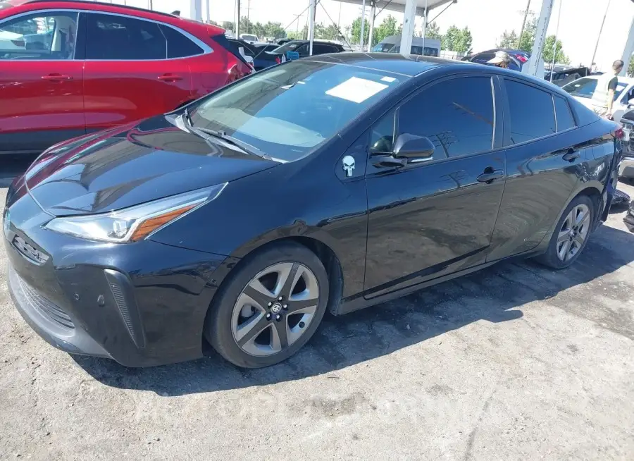 TOYOTA PRIUS 2019 vin JTDKARFU2K3091634 from auto auction Iaai