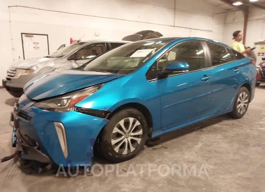 TOYOTA PRIUS 2019 vin JTDL9RFU2K3009799 from auto auction Iaai