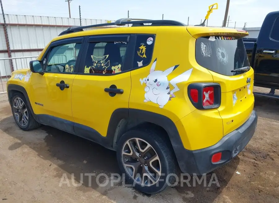 JEEP RENEGADE 2017 vin ZACCJABBXHPG20794 from auto auction Iaai