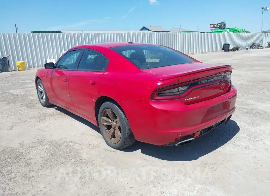 DODGE CHARGER 2015 vin 2C3CDXBGXFH844480 from auto auction Iaai