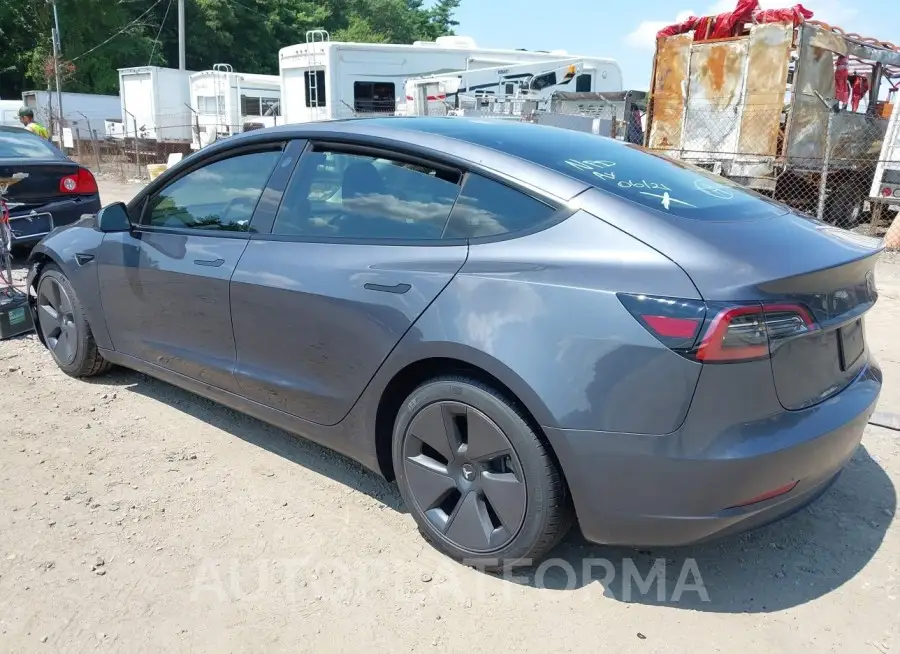 TESLA MODEL 3 2023 vin 5YJ3E1EA3PF657229 from auto auction Iaai