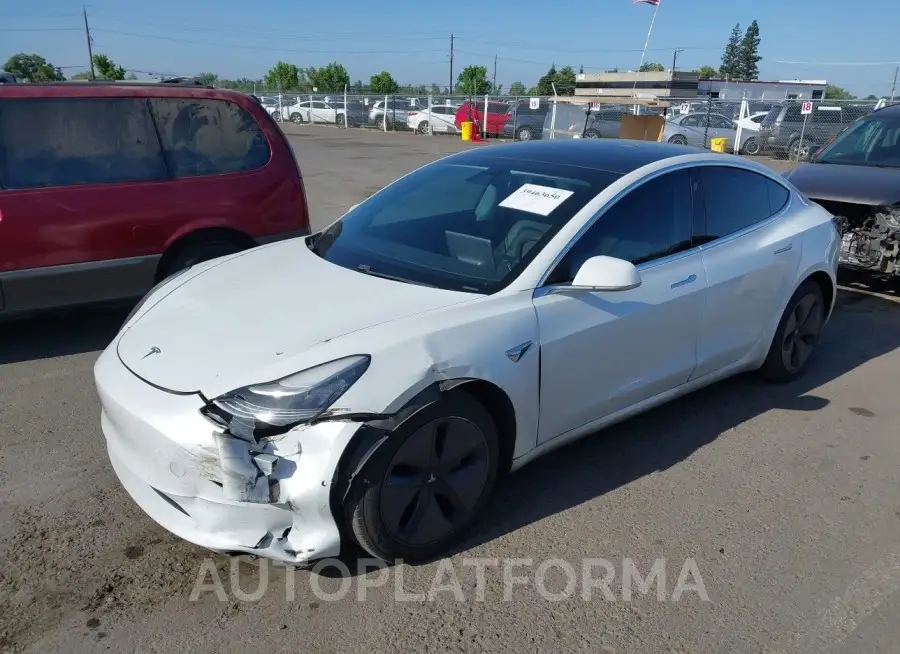 TESLA MODEL 3 2020 vin 5YJ3E1EAXLF612928 from auto auction Iaai