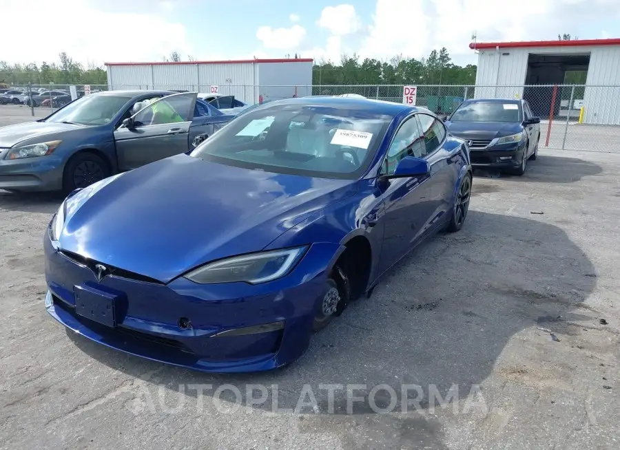 TESLA MODEL S 2022 vin 5YJSA1E56NF490615 from auto auction Iaai