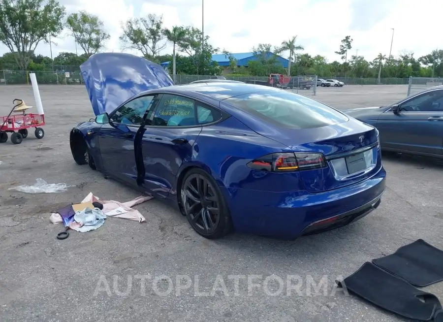 TESLA MODEL S 2022 vin 5YJSA1E56NF490615 from auto auction Iaai