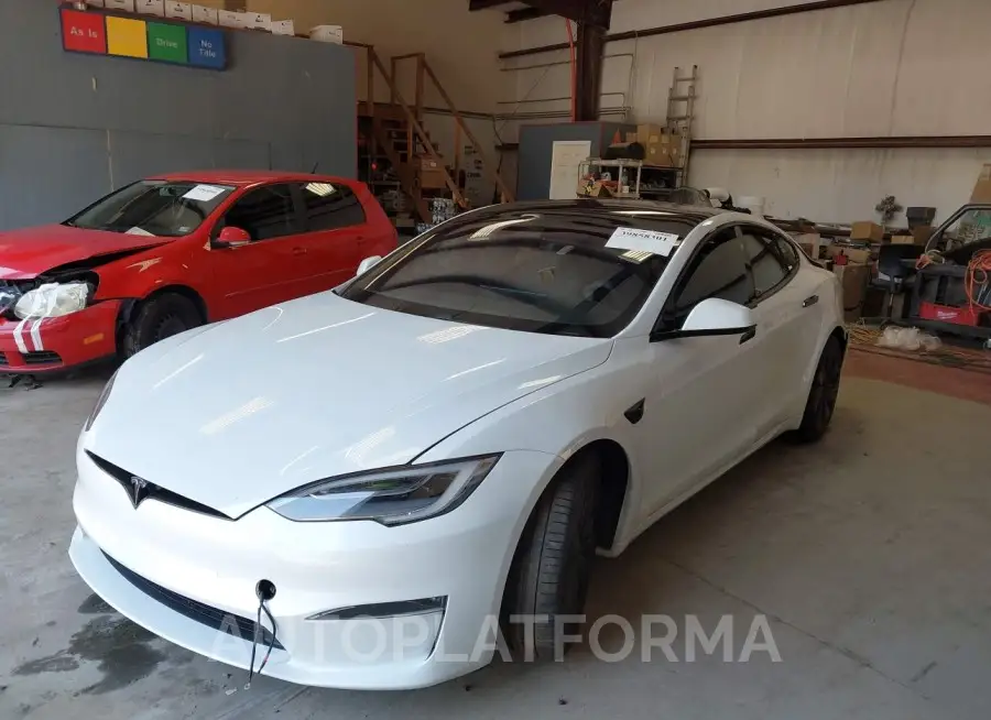 TESLA MODEL S 2021 vin 5YJSA1E63MF452654 from auto auction Iaai