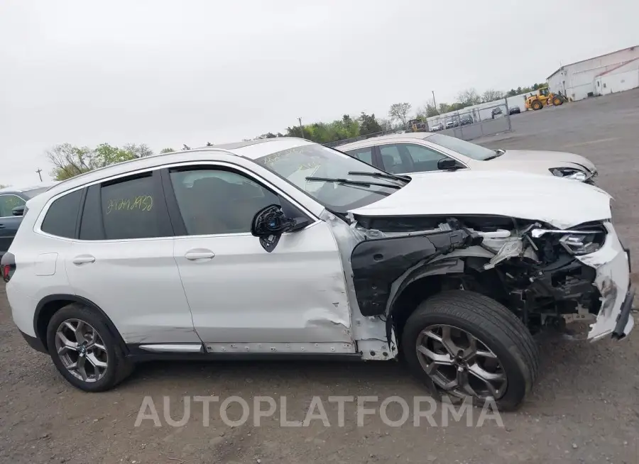 BMW X3 2022 vin 5UX53DP03N9N21984 from auto auction Iaai