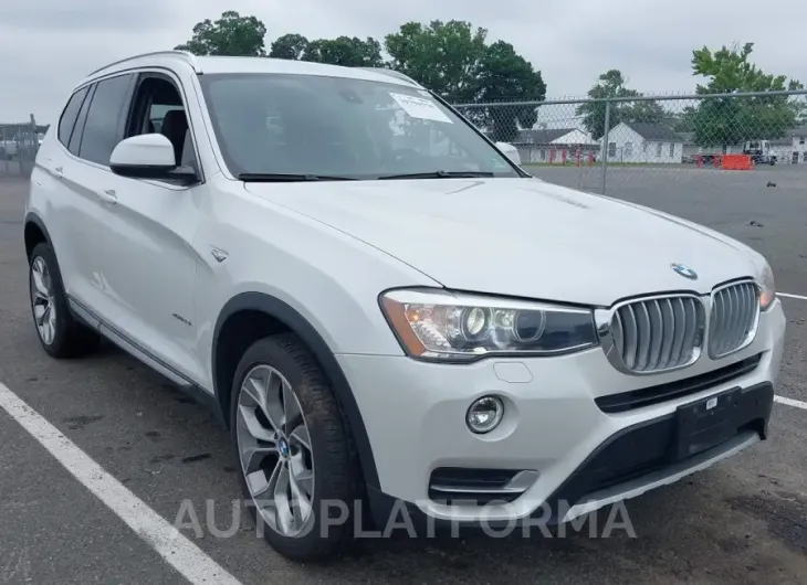 BMW X3 2016 vin 5UXWX9C59G0D87502 from auto auction Iaai