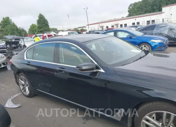 BMW 740I 2017 vin WBA7E4C33HGV23333 from auto auction Iaai