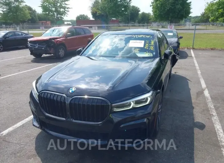 BMW 750I 2021 vin WBA7U2C08MCE94302 from auto auction Iaai