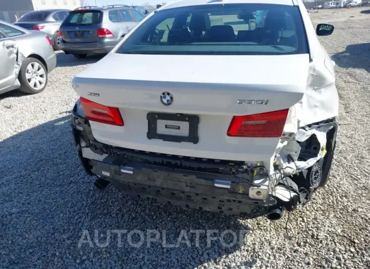 BMW 530I 2019 vin WBAJA7C52KWW17608 from auto auction Iaai