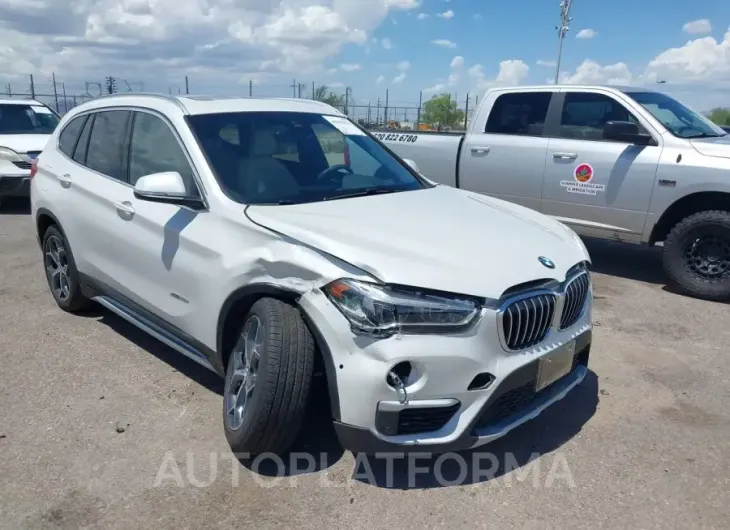 BMW X1 2018 vin WBXHT3C32J5L25791 from auto auction Iaai