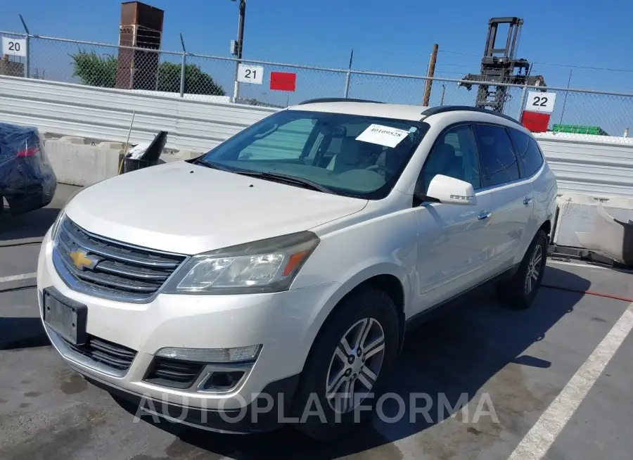 CHEVROLET TRAVERSE 2015 vin 1GNKRHKD3FJ329783 from auto auction Iaai