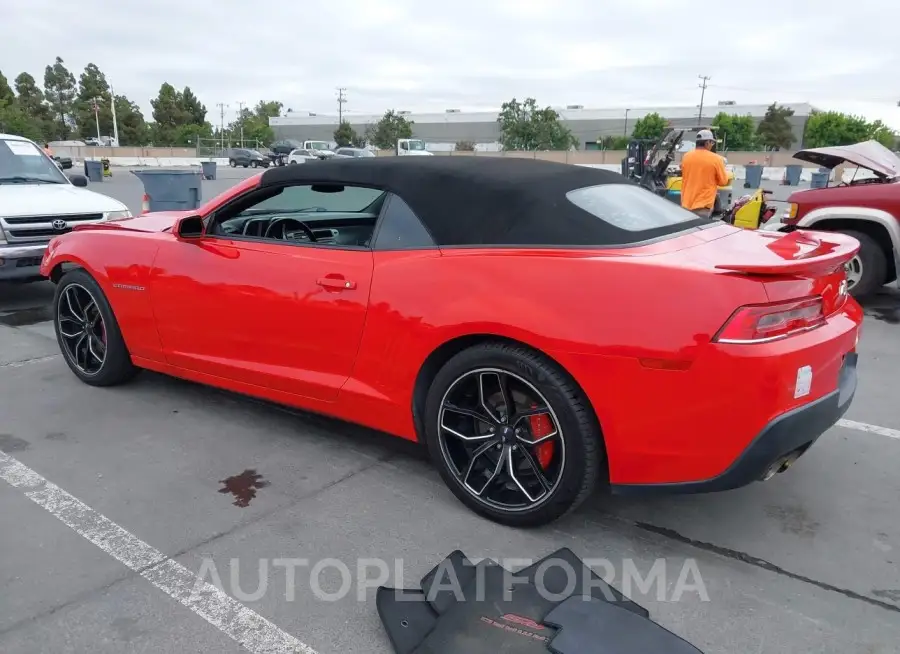 CHEVROLET CAMARO 2015 vin 2G1FF3D30F9123836 from auto auction Iaai