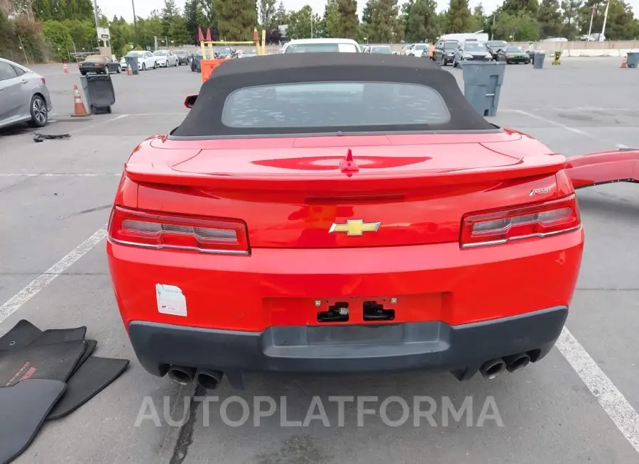 CHEVROLET CAMARO 2015 vin 2G1FF3D30F9123836 from auto auction Iaai