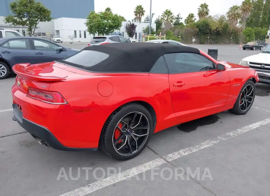 CHEVROLET CAMARO 2015 vin 2G1FF3D30F9123836 from auto auction Iaai