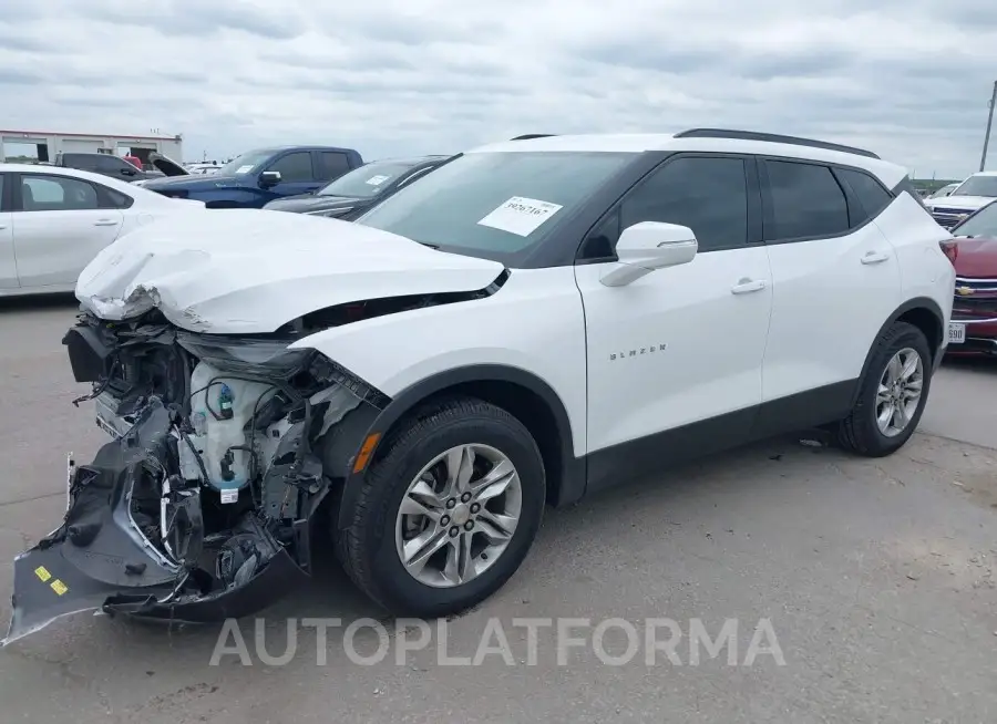 CHEVROLET BLAZER 2020 vin 3GNKBDRSXLS635665 from auto auction Iaai