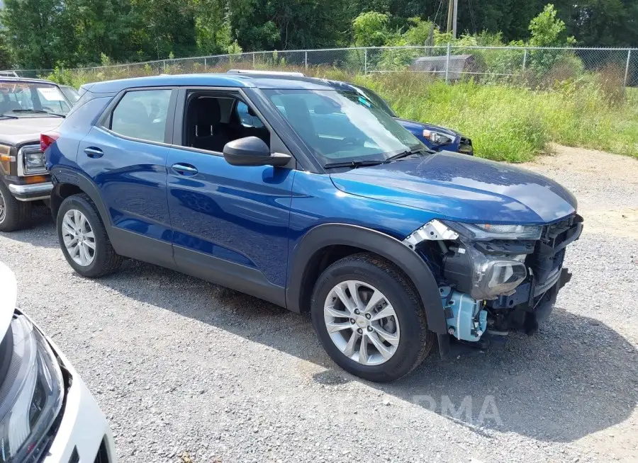 CHEVROLET TRAILBLAZER 2021 vin KL79MMS2XMB015002 from auto auction Iaai