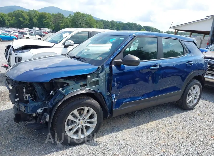 CHEVROLET TRAILBLAZER 2021 vin KL79MMS2XMB015002 from auto auction Iaai