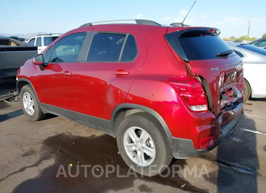 CHEVROLET TRAX 2022 vin KL7CJPSM8NB557055 from auto auction Iaai