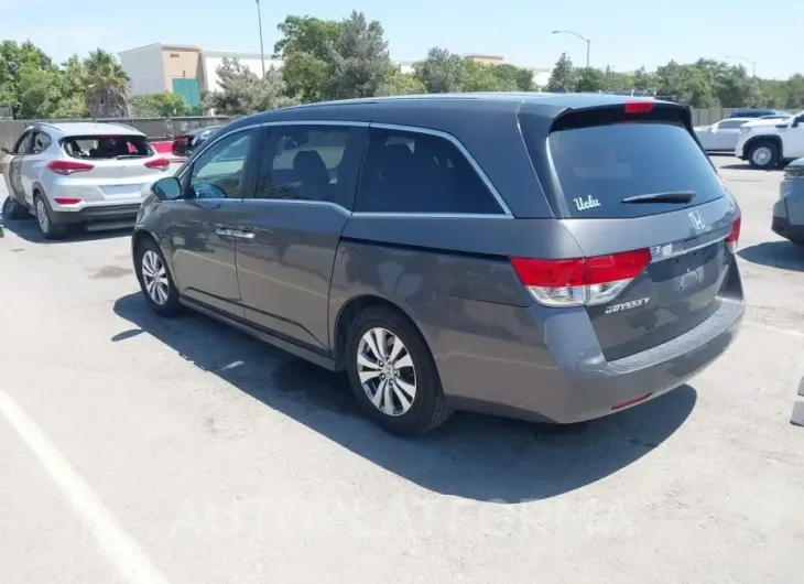 HONDA ODYSSEY 2015 vin 5FNRL5H62FB060943 from auto auction Iaai