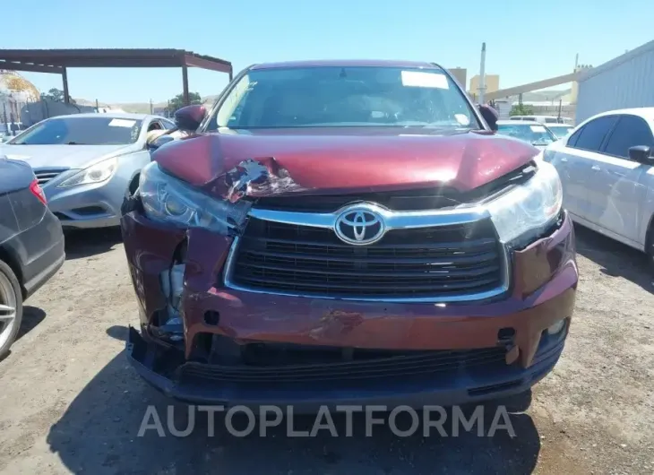 TOYOTA HIGHLANDER 2016 vin 5TDBKRFH9GS232608 from auto auction Iaai