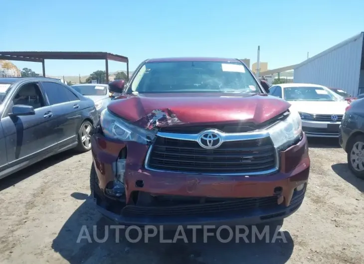 TOYOTA HIGHLANDER 2016 vin 5TDBKRFH9GS232608 from auto auction Iaai