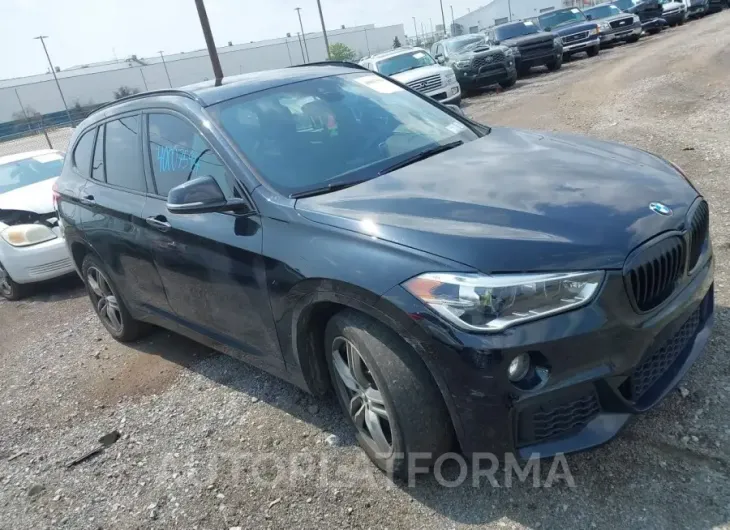 BMW X1 2019 vin WBXHT3C55K3H35308 from auto auction Iaai