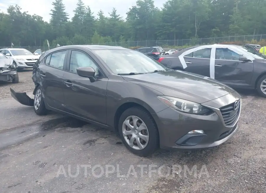 MAZDA 3 2015 vin jm1bm1k7xf1270384 from auto auction Iaai