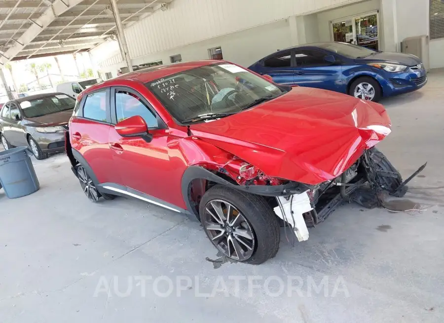 MAZDA CX-3 2017 vin JM1DKFD71H0141452 from auto auction Iaai