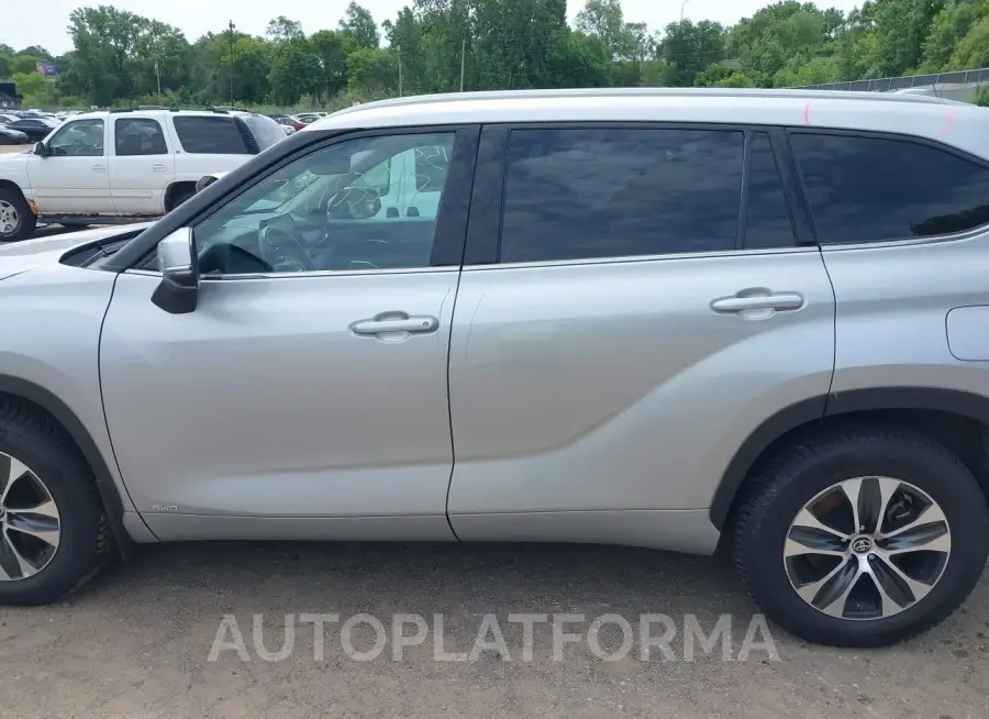 TOYOTA HIGHLANDER 2022 vin 5TDGBRCH8NS548833 from auto auction Iaai