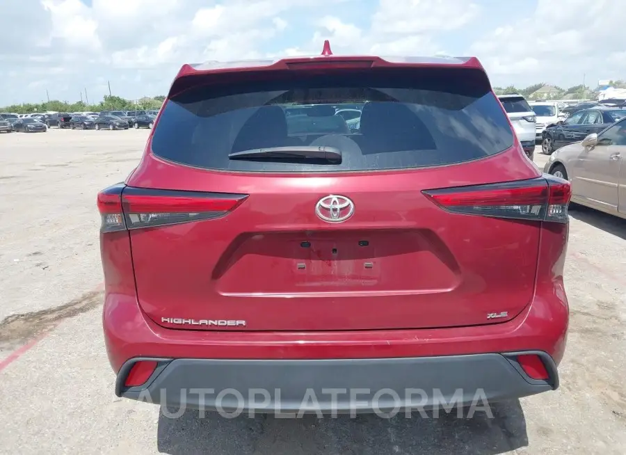 TOYOTA HIGHLANDER 2021 vin 5TDGZRAH1MS537959 from auto auction Iaai