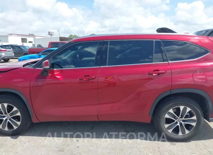 TOYOTA HIGHLANDER 2021 vin 5TDGZRAH1MS537959 from auto auction Iaai