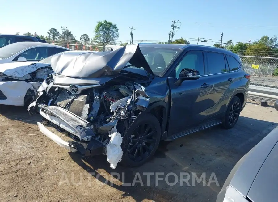 TOYOTA HIGHLANDER 2021 vin 5TDGZRAH4MS535848 from auto auction Iaai