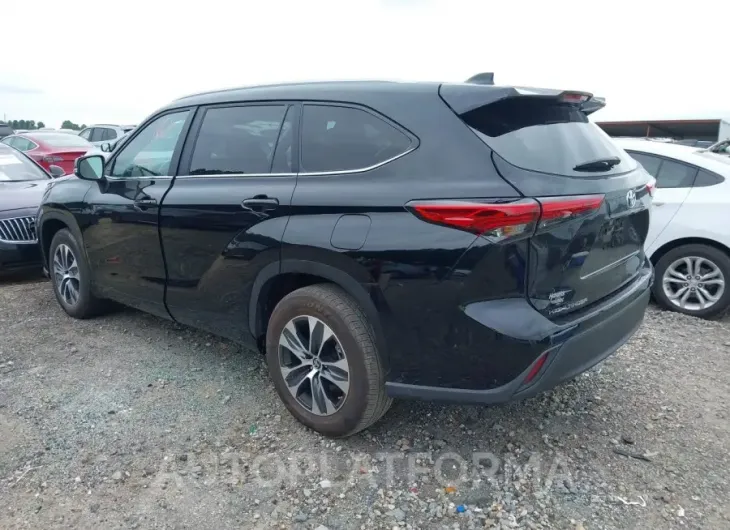 TOYOTA HIGHLANDER 2023 vin 5TDKARAH6PS524436 from auto auction Iaai