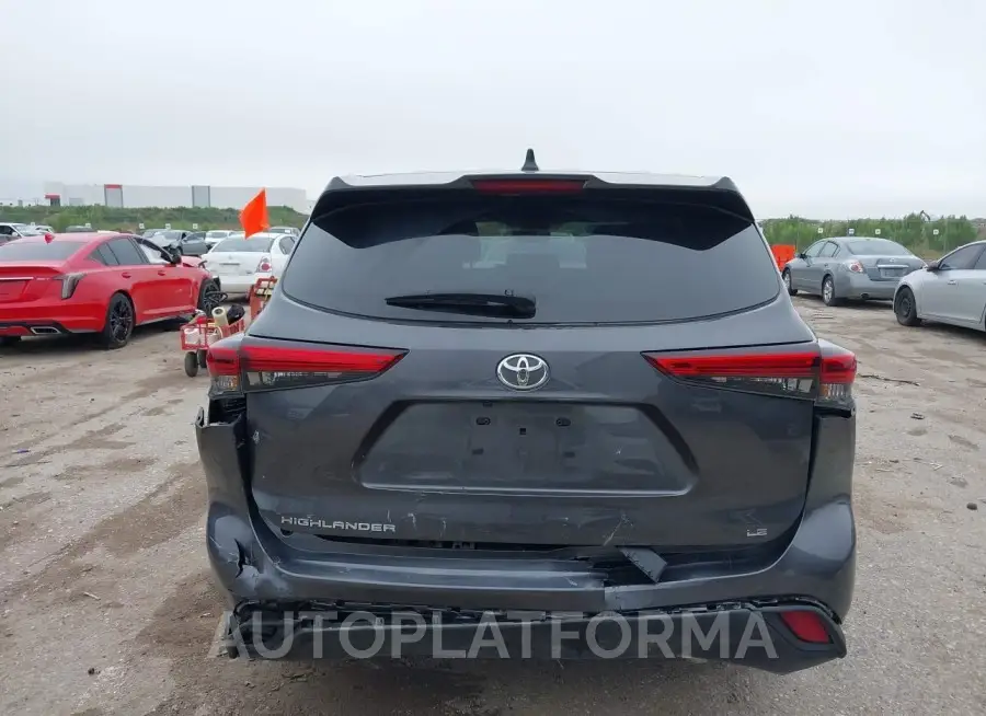 TOYOTA HIGHLANDER 2023 vin 5TDKDRAH3PS502871 from auto auction Iaai