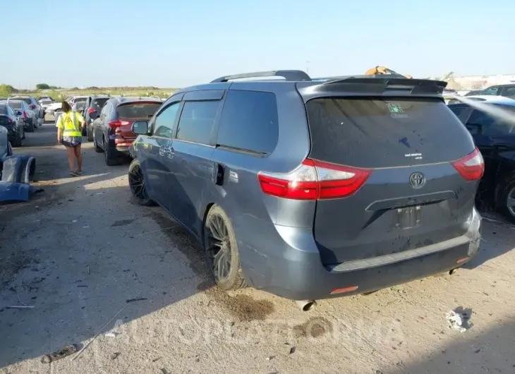 TOYOTA SIENNA 2015 vin 5TDKK3DC3FS617617 from auto auction Iaai