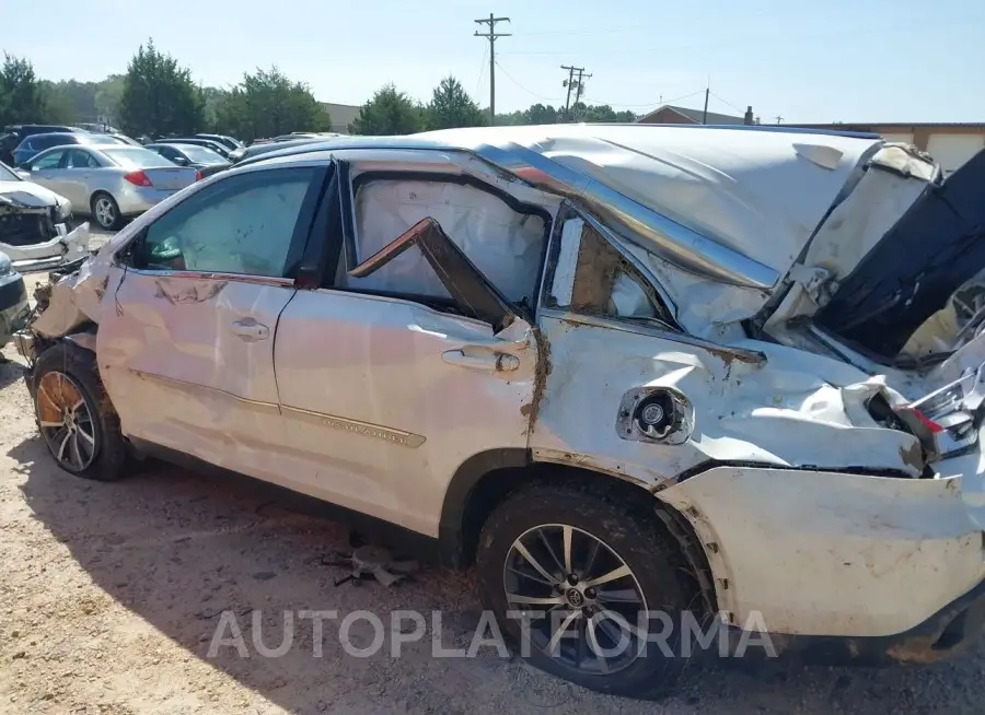 TOYOTA HIGHLANDER 2019 vin 5TDKZRFH6KS554465 from auto auction Iaai