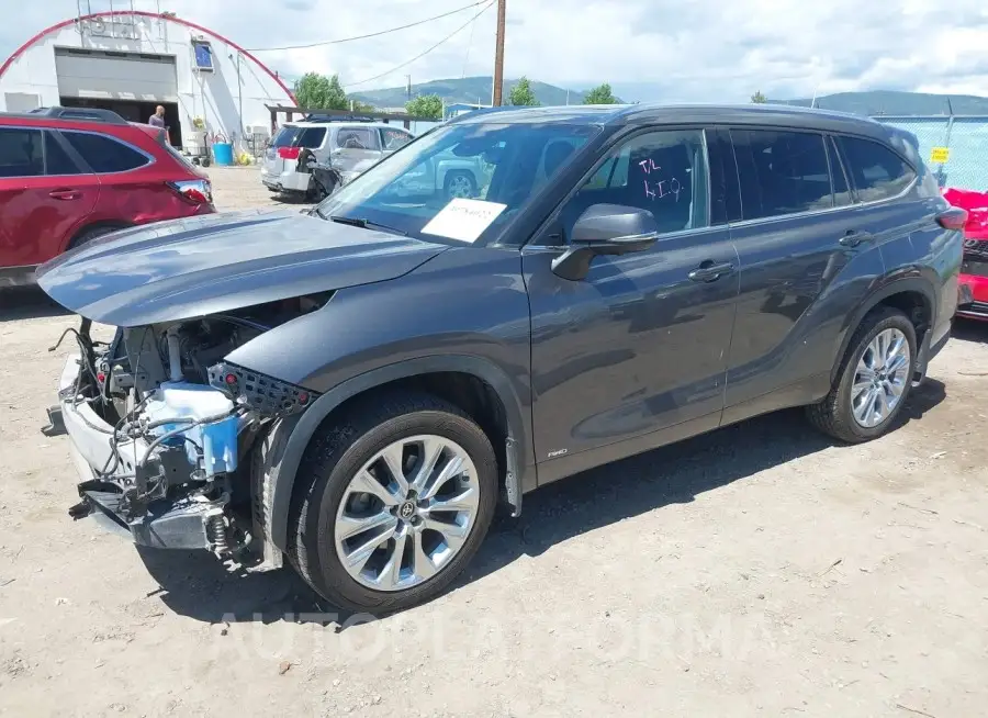 TOYOTA HIGHLANDER 2023 vin 5TDXBRCH5PS563924 from auto auction Iaai