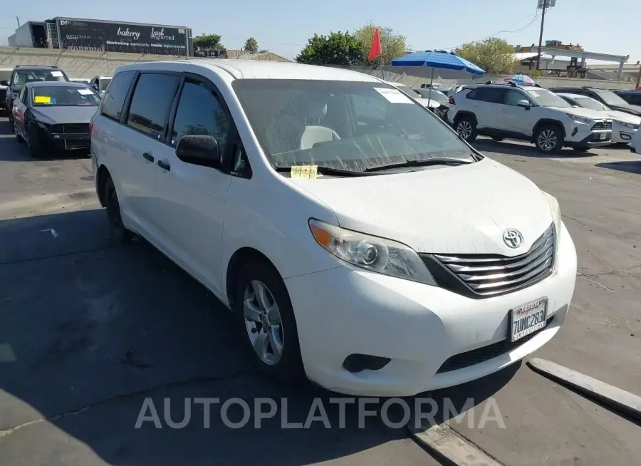 TOYOTA SIENNA 2016 vin 5TDZK3DC4GS759734 from auto auction Iaai