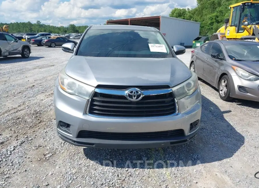 TOYOTA HIGHLANDER 2016 vin 5TDZKRFH4GS167651 from auto auction Iaai