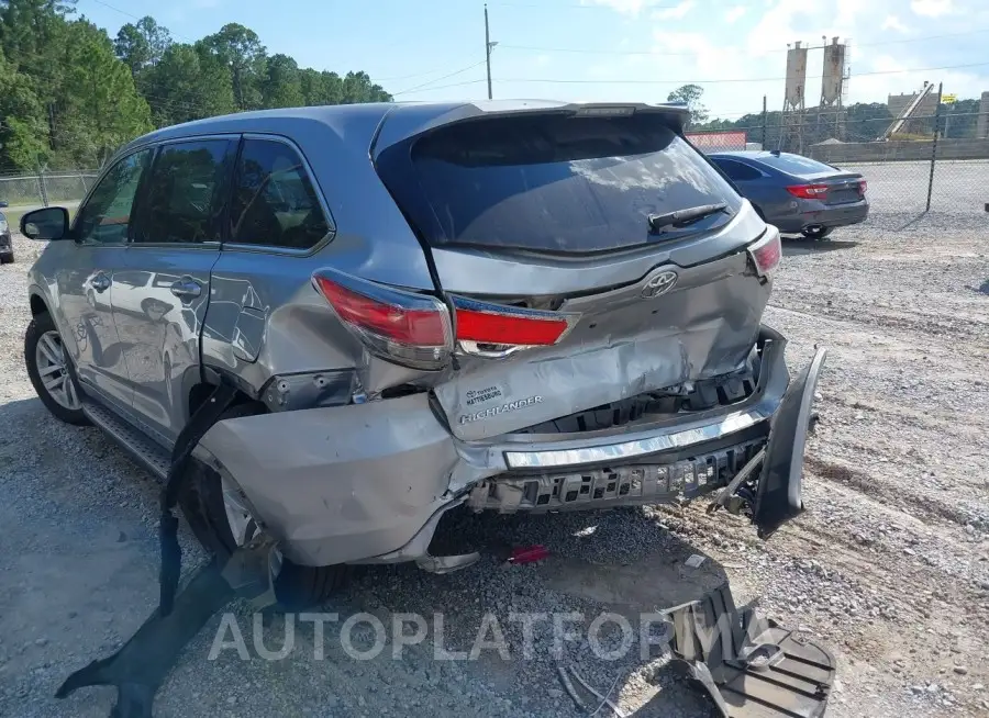 TOYOTA HIGHLANDER 2016 vin 5TDZKRFH4GS167651 from auto auction Iaai