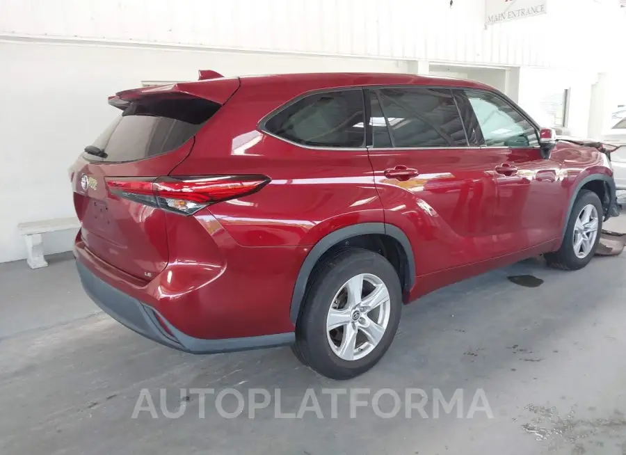 TOYOTA HIGHLANDER 2020 vin 5TDZZRAHXLS506586 from auto auction Iaai